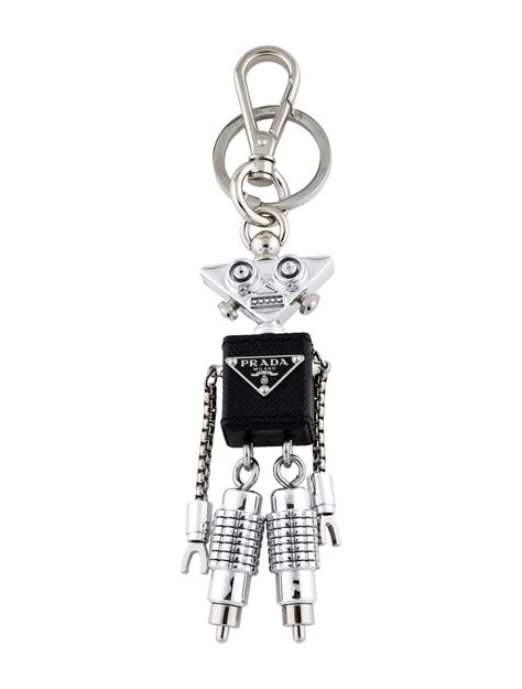 prada robot bag charm replica|prada mini bag keychain.